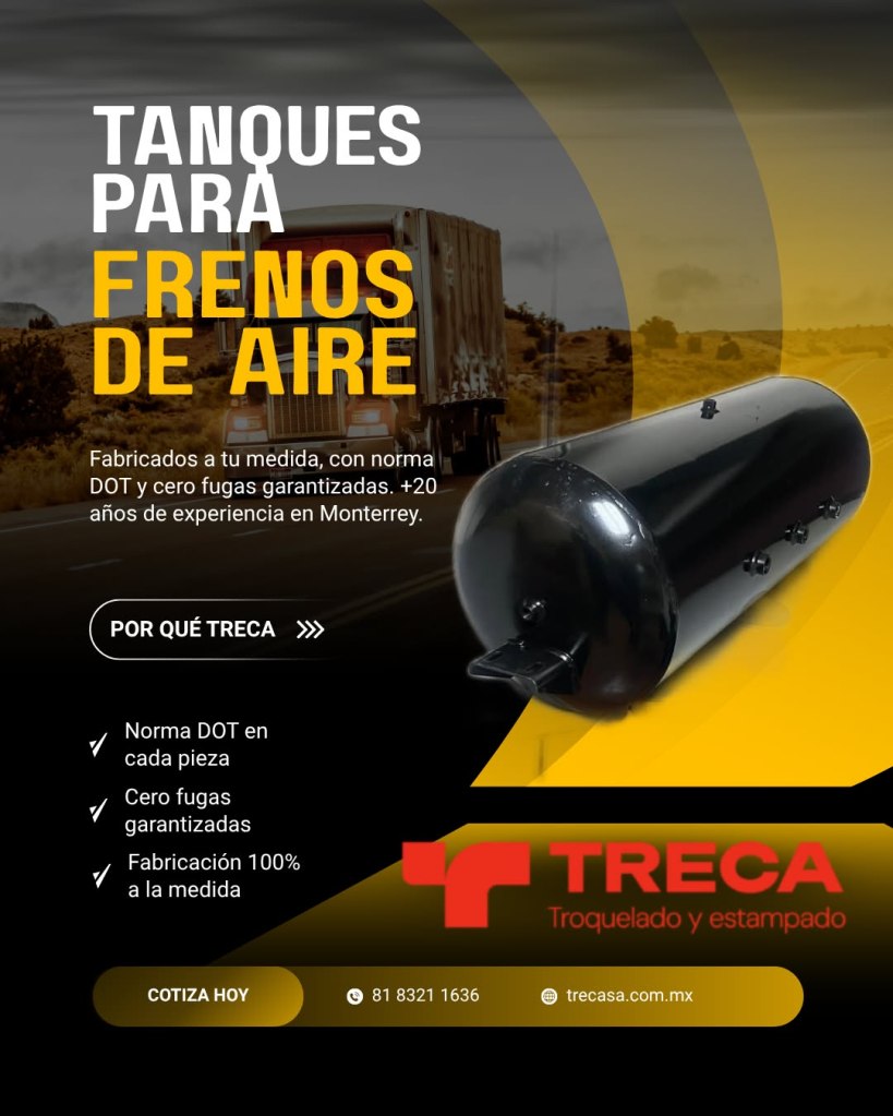 Meta ad for TRECA air brake tanks